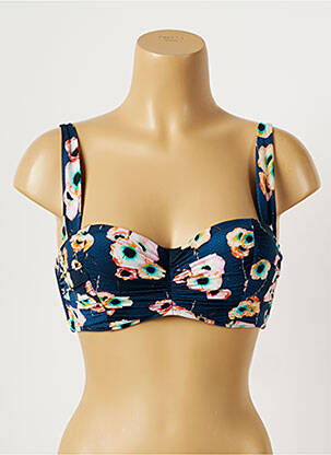Sutien de costum de baie elasticitate top sutien modelat albastru SEAFOLLY femeie