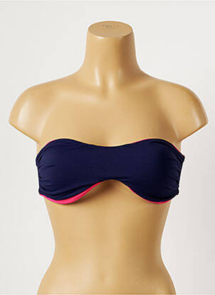 Sutien de costum de baie elasticitate top bentiță roz KIWI femeie