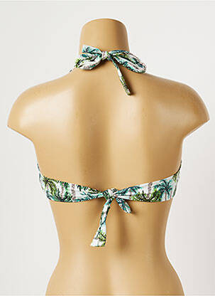 Sutien de costum de baie elasticitate top bentiță verde KIWI femeie