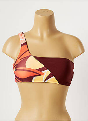 Sutien de costum de baie elasticitate top sutien modelat portocaliu SEAFOLLY femme