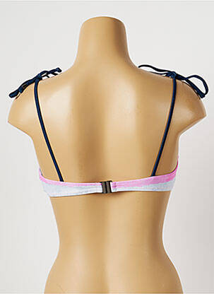 Sutien de costum de baie elasticitate top sutien modelat albastru PIHA femeie