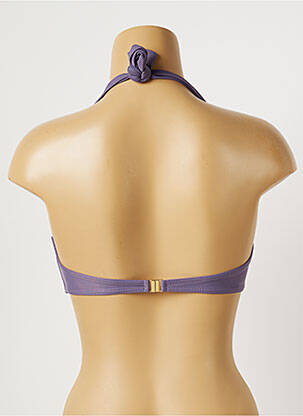 Sutien de costum de baie elasticitate top bentiță violet KIWI femeie
