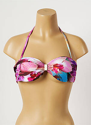 Sutien de costum de baie elasticitate top bentiță violet RIO DE SOL femeie