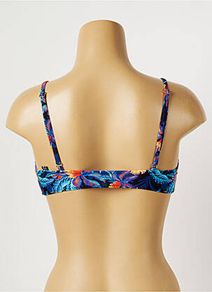 Sutien de costum de baie elasticitate top sutien modelat albastru SUN PROJECT femeie