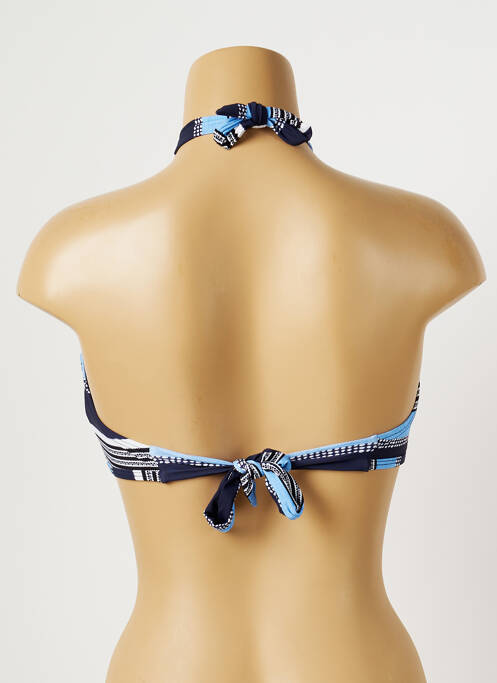 Sutien de costum de baie elasticitate top bentiță albastru MOONTIDE femme