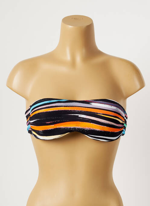 Sutien de costum de baie elasticitate top bentiță albastru MOONTIDE femme