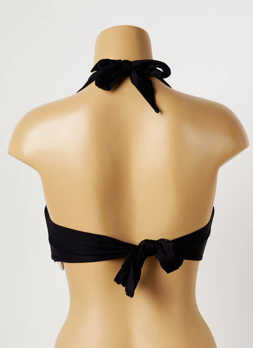 Sutien de costum de baie elasticitate top sutien modelat negru SEAFOLLY femme