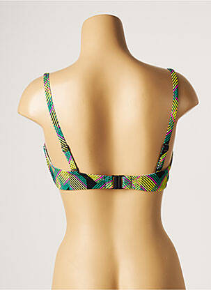Sutien de costum de baie elasticitate top bentiță verde CHERRY BEACH femeie