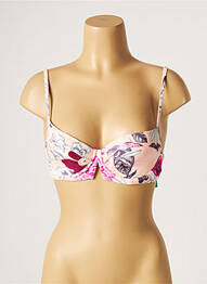 Sutien de costum de baie elasticitate top sutien modelat roz SEAFOLLY femme