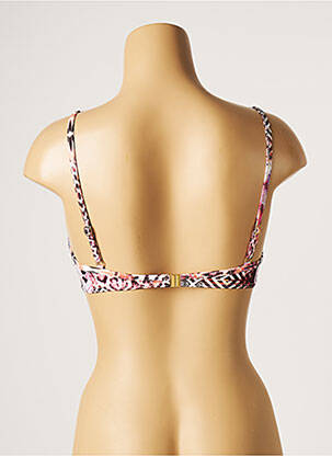 Sutien de costum de baie elasticitate top sutien modelat roz KIWI femeie