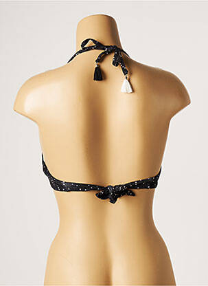 Sutien de costum de baie elasticitate top sutien modelat negru PIHA femeie