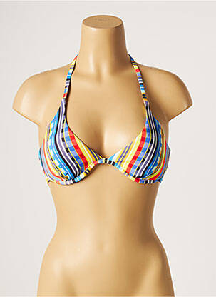 Sutien de costum de baie elasticitate top sutien modelat galben PIHA femeie