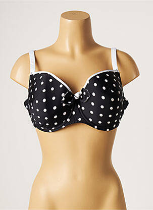 Sutien de costum de baie elasticitate top sutien modelat negru ANTIGEL femeie
