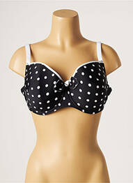 Sutien de costum de baie elasticitate top sutien modelat negru ANTIGEL femeie