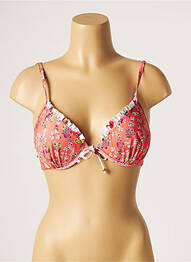 Sutien de costum de baie elasticitate top sutien modelat portocaliu PIHA femme