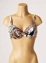 Sutien de costum de baie elasticitate top sutien modelat roz MOONTIDE femeie