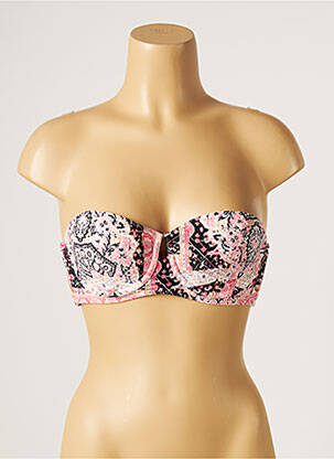 Sutien de costum de baie elasticitate top bentiță roz SEAFOLLY femeie