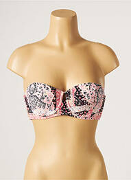 Sutien de costum de baie elasticitate top bentiță roz SEAFOLLY femeie
