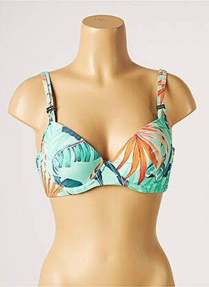 Sutien de costum de baie elasticitate top sutien modelat verde MOONTIDE femeie