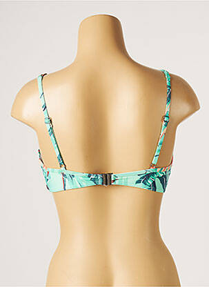 Sutien de costum de baie elasticitate top sutien modelat verde MOONTIDE femeie
