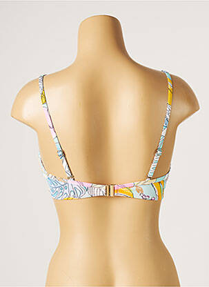 Sutien de costum de baie elasticitate top sutien modelat albastru PIHA femeie