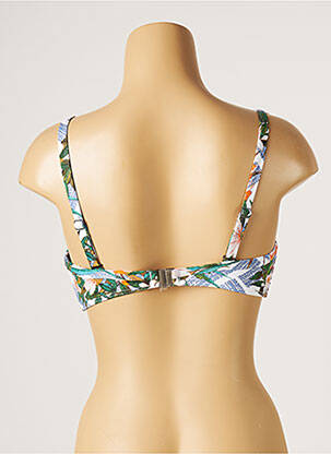Sutien de costum de baie elasticitate top sutien modelat albastru MOONTIDE femeie