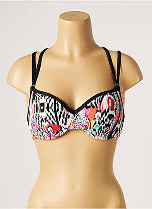 Sutien de costum de baie elasticitate top sutien modelat negru SEAFOLLY femeie