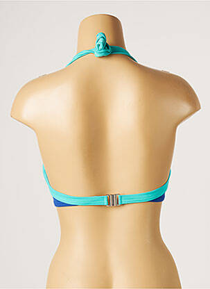 Sutien de costum de baie elasticitate top sutien modelat albastru KIWI femeie