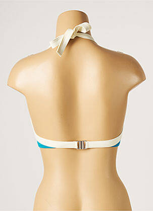 Sutien de costum de baie elasticitate top sutien modelat albastru KIWI femeie