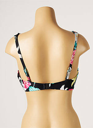 Sutien de costum de baie elasticitate sutien cupe întregi cu decolteu înalt negru SEAFOLLY femeie