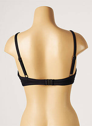 Sutien de costum de baie elasticitate sutien cupe întregi cu decolteu înalt negru SEAFOLLY femeie