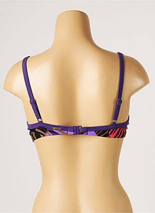 Sutien de costum de baie elasticitate sutien cupe întregi cu decolteu înalt violet PANACHE femeie