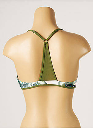 Sutien de costum de baie elasticitate sutien balconet cu decolteu înalt verde SEAFOLLY femeie