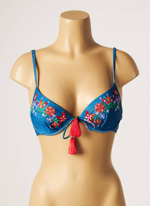 Sutien de costum de baie albastru PIHA femeie