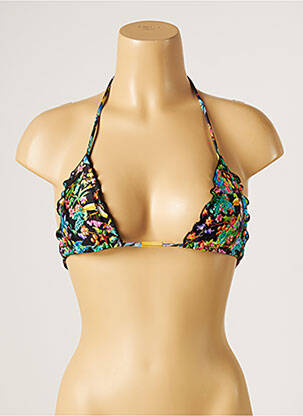 Sutien de costum de baie elasticitate top triunghiuri negru RIO DE SOL femeie