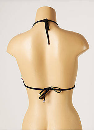 Sutien de costum de baie elasticitate top triunghiuri roz KIWI femeie