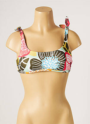 Sutien de costum de baie elasticitate sutiene verde PIHA femeie