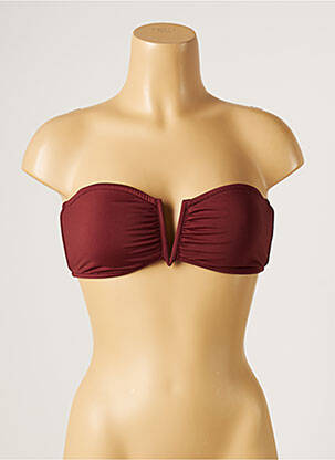 Sutien de costum de baie elasticitate top bentiță maro SEAFOLLY femeie