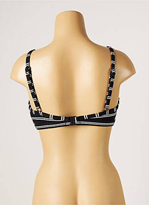 Sutien de costum de baie elasticitate sutien cupe întregi cu decolteu înalt negru SEAFOLLY femeie