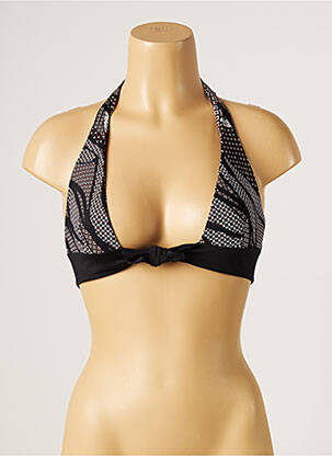 Sutien de costum de baie elasticitate negru MOONTIDE femeie