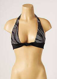 Sutien de costum de baie elasticitate negru MOONTIDE femeie