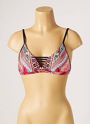 Sutien de costum de baie elasticitate sutien cupe întregi cu decolteu înalt portocalie SEAFOLLY femeie