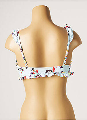 Sutien de costum de baie elasticitate top sutien modelat albastru PIHA femeie