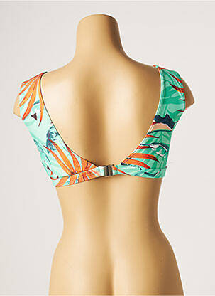 Sutien de costum de baie elasticitate top sutien modelat verde MOONTIDE femeie
