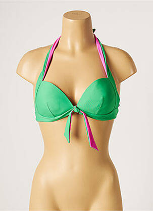 Sutien de costum de baie elasticitate top sutien modelat roz MOONTIDE femeie