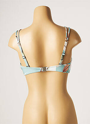 Sutien de costum de baie elasticitate top sutien modelat verde MOONTIDE femeie