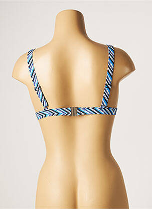 Sutien de costum de baie elasticitate top sutien modelat albastru MOONTIDE femeie