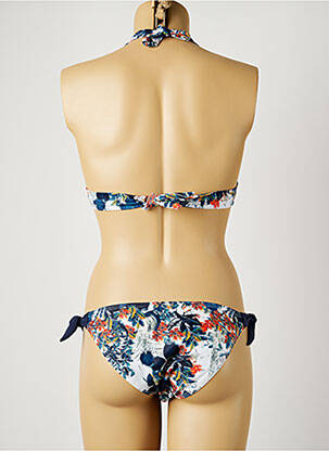 Costum de baie din două piese elasticitate top sutien modelat albastru LAGON BLEU femeie