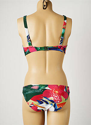 Costum de baie din două piese elasticitate top sutien modelat verde YSABEL MORA femeie