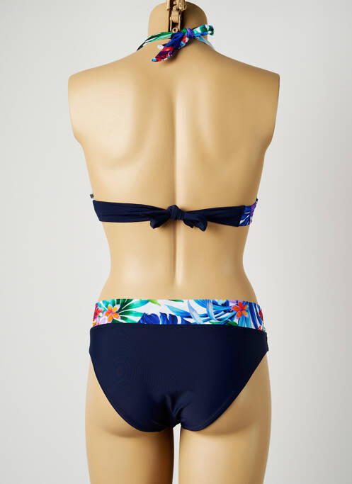 Costum de baie din două piese albastru MISS CARAÏBES femeie